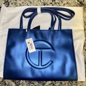 Telfar Cobalt Medium Shopping Bag